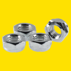Precision Axle-Nut Silver