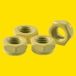 Precision Axle-Nut Yellow